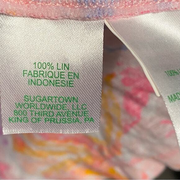 Lilly Pulitzer Baletta Swim Cover up XXS 100% linen lightweight for travel - Picture 4 of 6